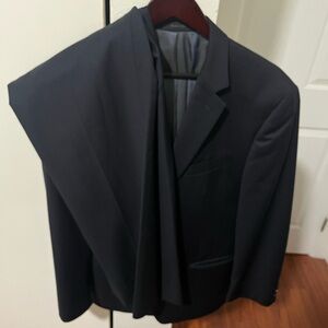 MICHAEL Michael Kors Dark Navy Pinstripe Suit